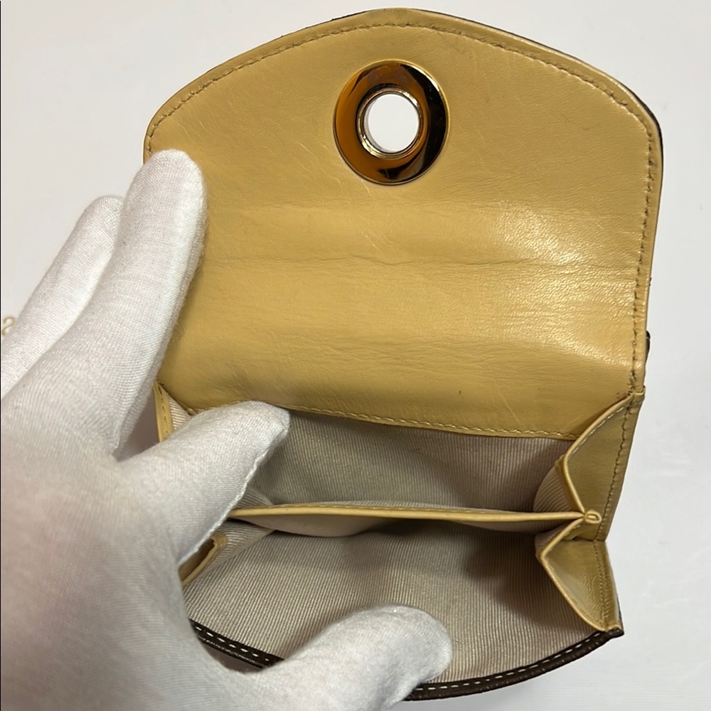 Kate Spade Brown Leather Wallet with Gold Accent - Picture 3 of 5